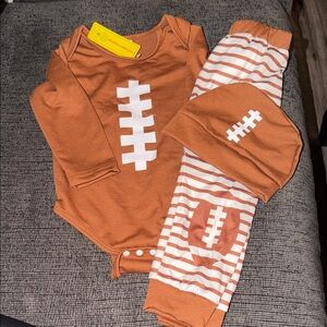 Brand New - Football-Themed Kids Three Piece Set